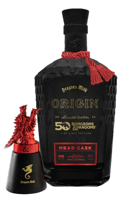 New Holland Brewing Dragon's Milk X Dungeon & Dragons Origin Mead Cask Finish Bourbon Whiskey at CaskCartel.com