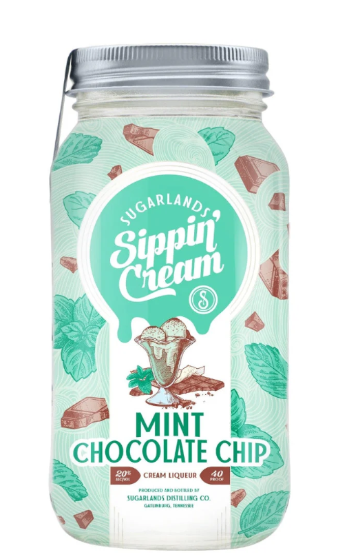 Sugarlands Mint Chocolate Chip Sippin' Cream at CaskCartel.com