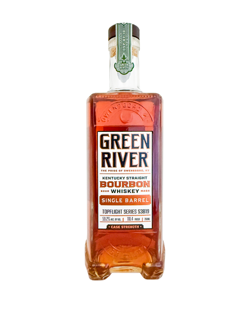 Green River TopFlight Series S3B19 Single Barrel Kentucky Staright Bourbon Whiskey at CaskCartel.com