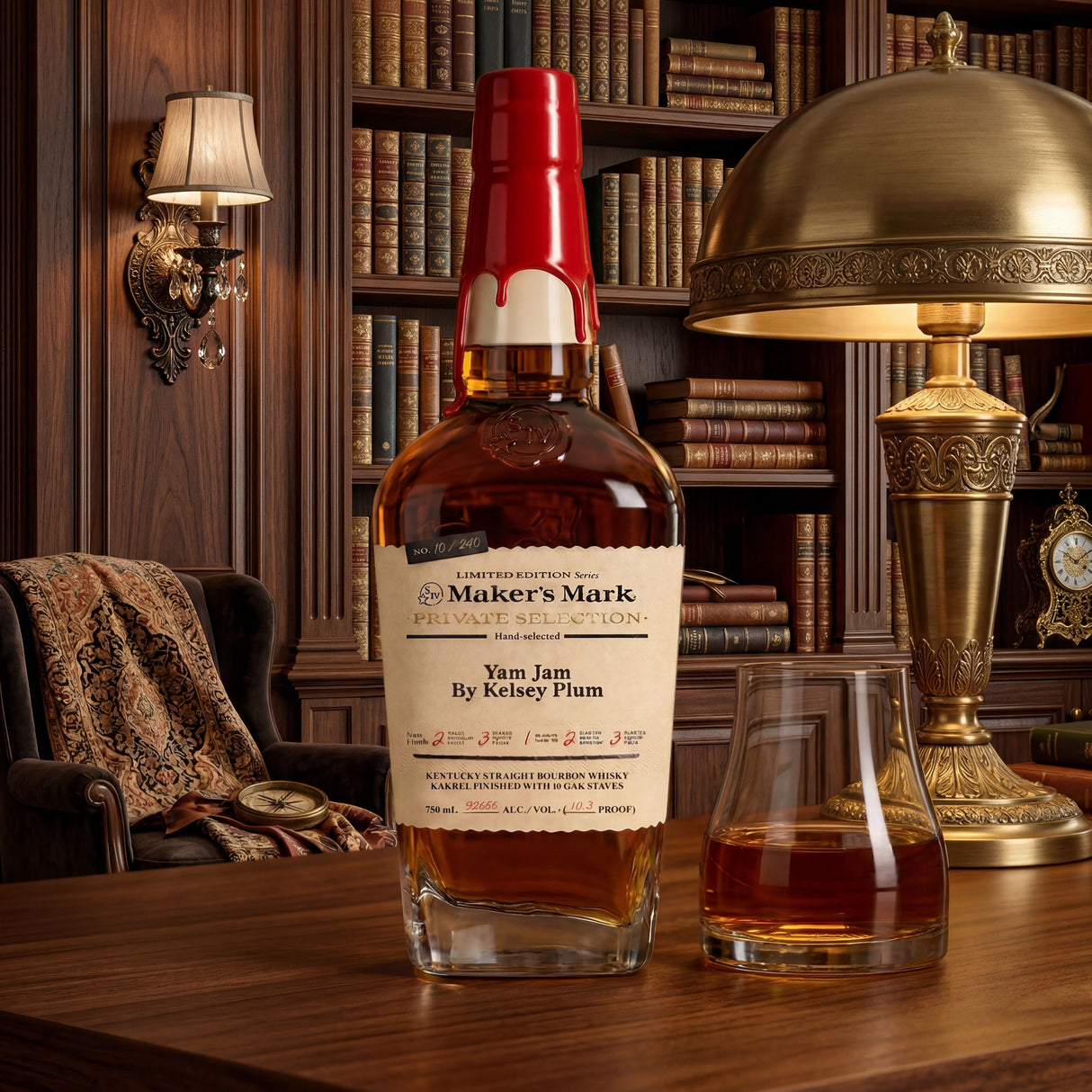 Maker's Mark x Kelsey Plum | Yam Jam | Private Selection Bourbon Whiskey | Limited Edition at CaskCartel.com