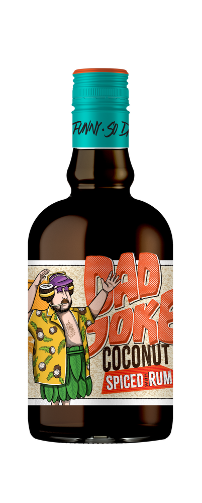 Dad Joke Coconut Spiced Rum | 700ML at CaskCartel.com