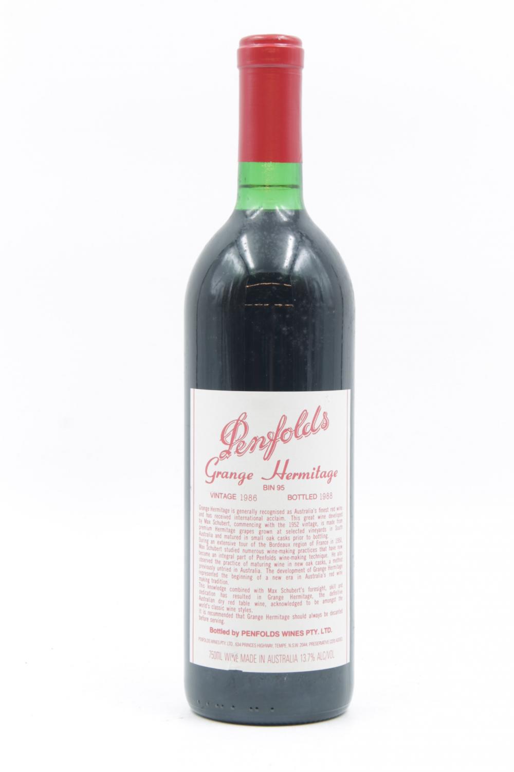 1986 | Penfolds | Grange Bin 95 at CaskCartel.com