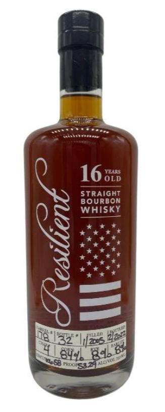 Resilient Single Barrel #178 16 Year Old Straight Bourbon Whisky at CaskCartel.com
