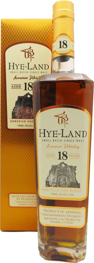 Hye Land Small Batch 18 Year Old Armenian Single Malt Whiskey at CaskCartel.com