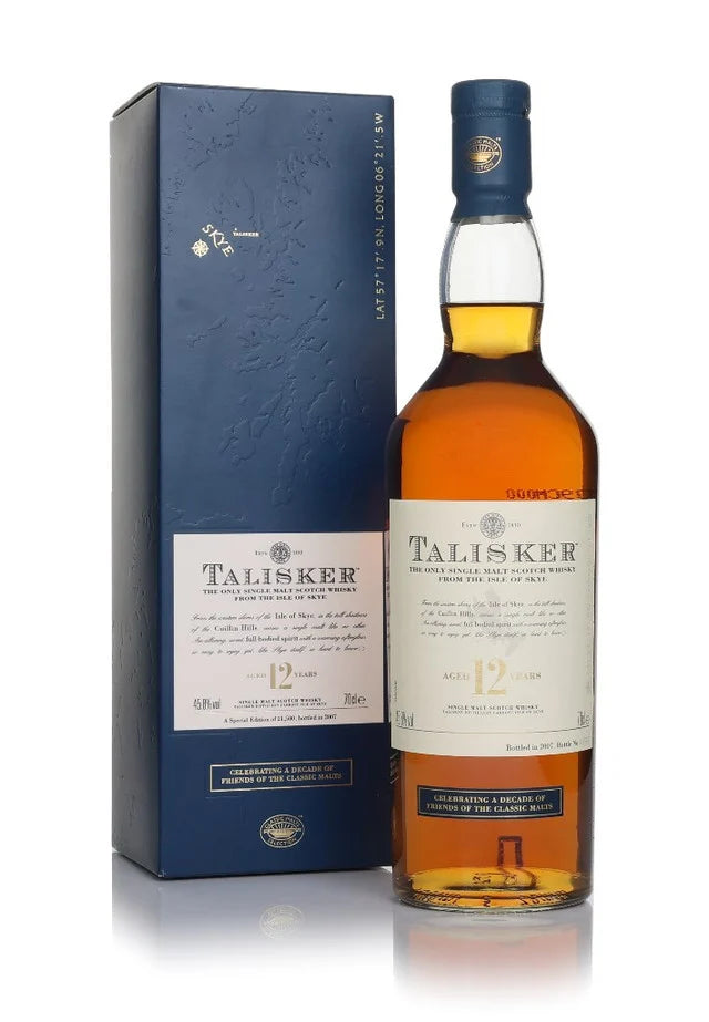 Talisker 12 Year Old - Friends of Classic Malt Single Malt Scotch Whisky | 700ML at CaskCartel.com