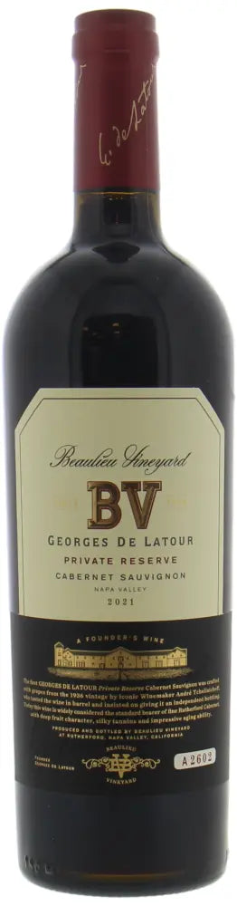 2021 | Beaulieu Vineyard | BV Georges de Latour Private Reserve Cabernet Sauvignon at CaskCartel.com