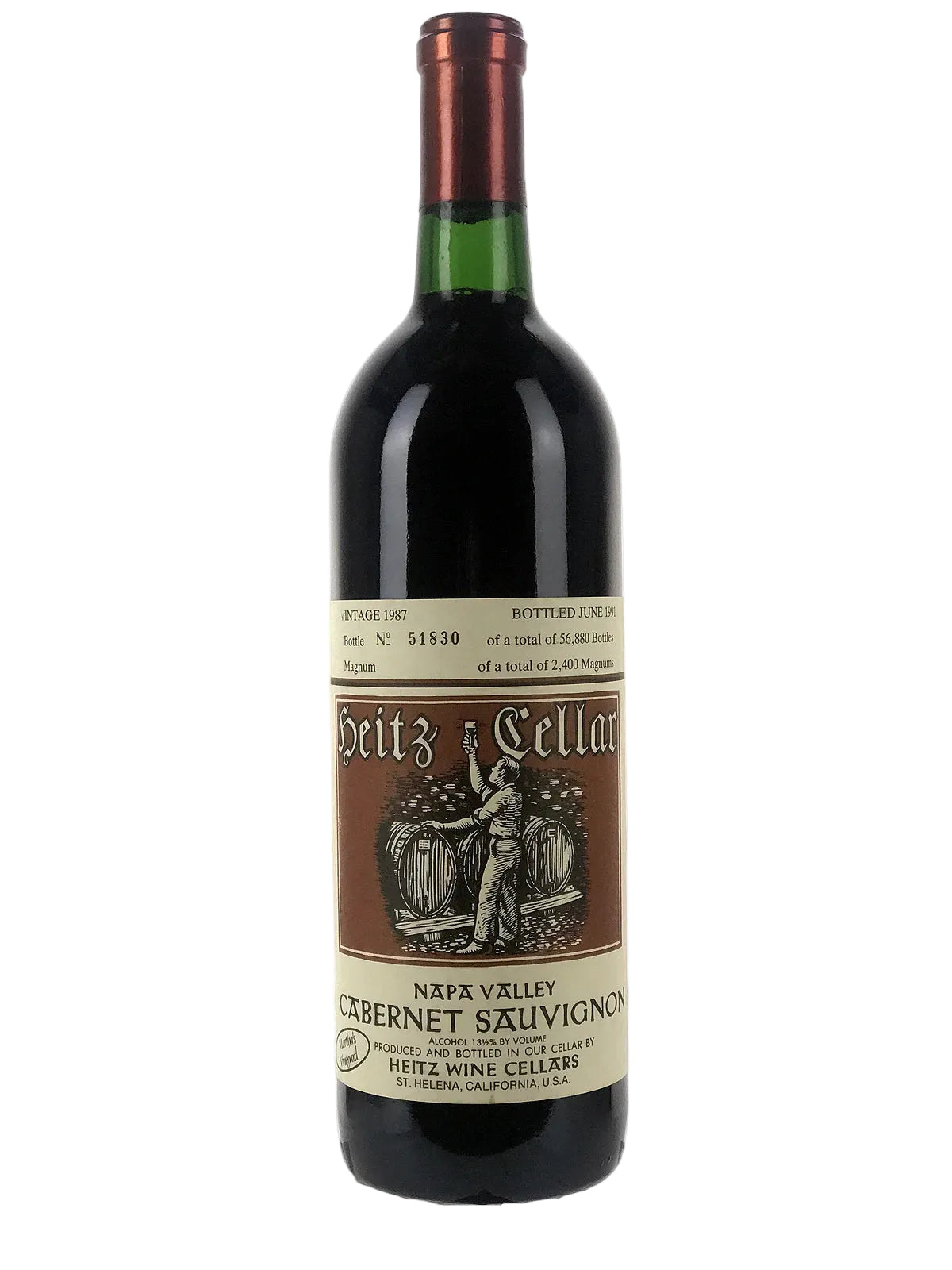 1987 | Heitz Cellar | Martha's Vineyard Cabernet Sauvignon at CaskCartel.com
