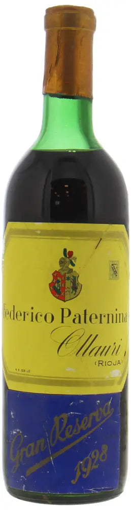 1928 | Federico Paternina | Ollauri Gran Reserva at CaskCartel.com