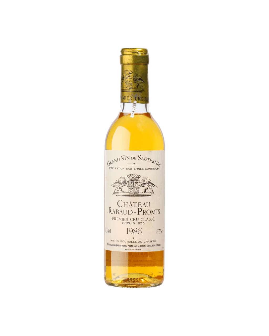 1986 | Chateau Rabaud-Promis | Sauternes (Half Bottle) at CaskCartel.com