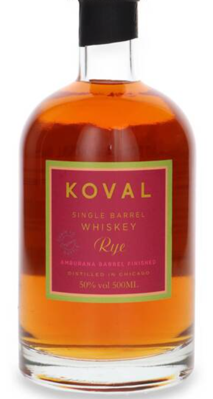 Koval Single Barrel Rye Amburana Barrel Finished Organic | 500ML at CaskCartel.com