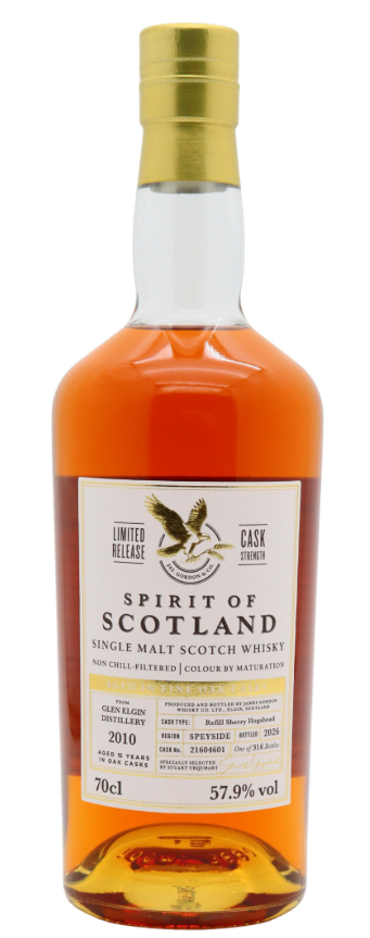 Glen Elgin Spirits Of Scotland Single Cask #21604601 15 Year Old · 2010 Vintage Single Malt Scotch Whisky | 700ML at CaskCartel.com