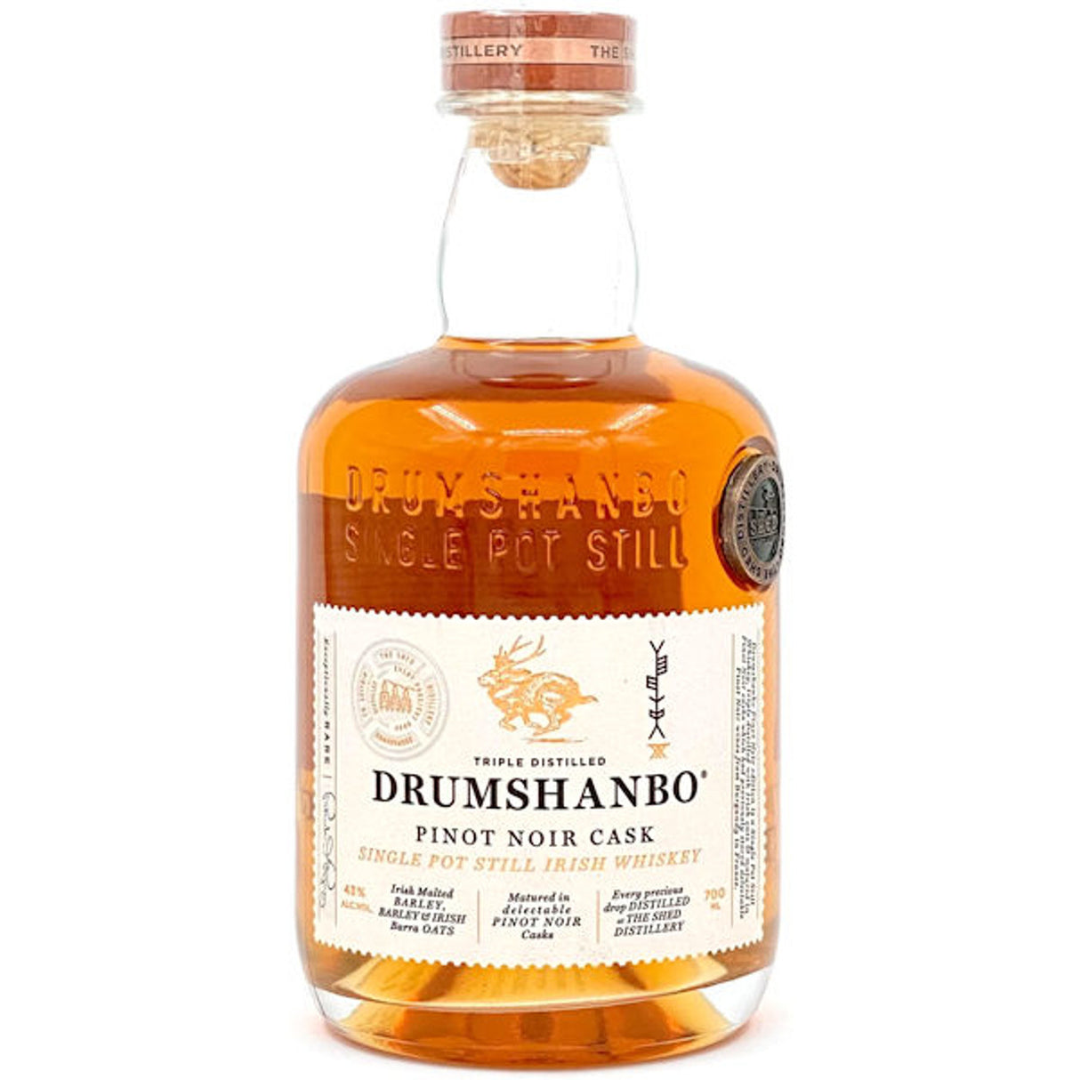 Drumshanbo Pinot Noir Cask Single Pot Still Irish Whiskey | 700ML at CaskCartel.com