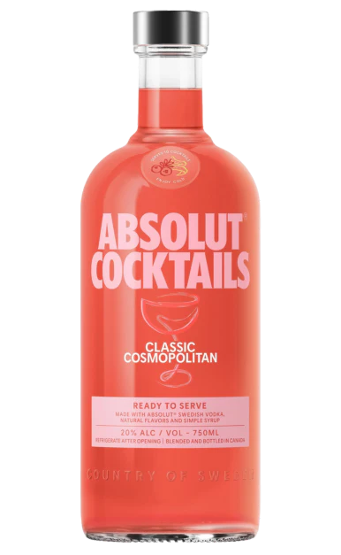 Absolut Classic Cosmopolitan Vodka at CaskCartel.com