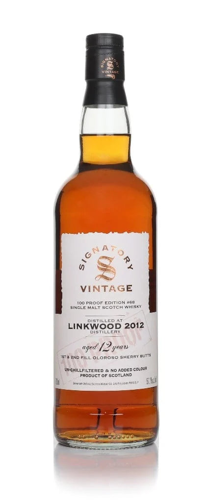 Linkwood 12 Year Old 2012 - 100 Proof Edition #68 (Signatory) Single Malt Scotch Whisky | 700ML at CaskCartel.com