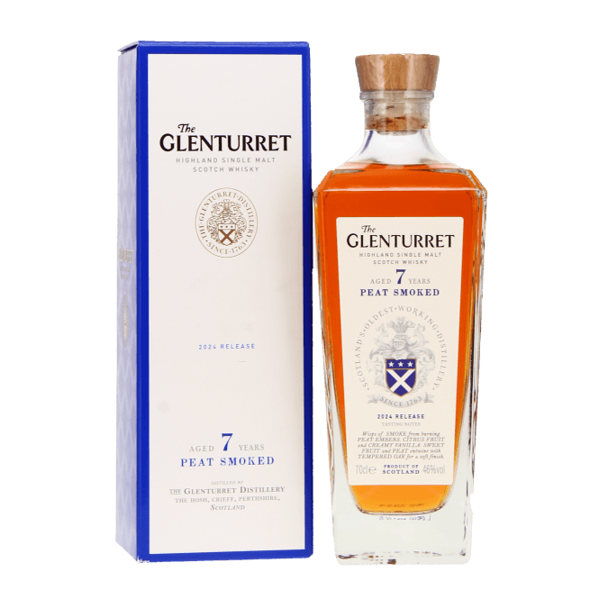 Glenturret 7 Year Old Peat Smoked 2024 Release Highland Single Malt Scotch Whisky | 700ML at CaskCartel.com
