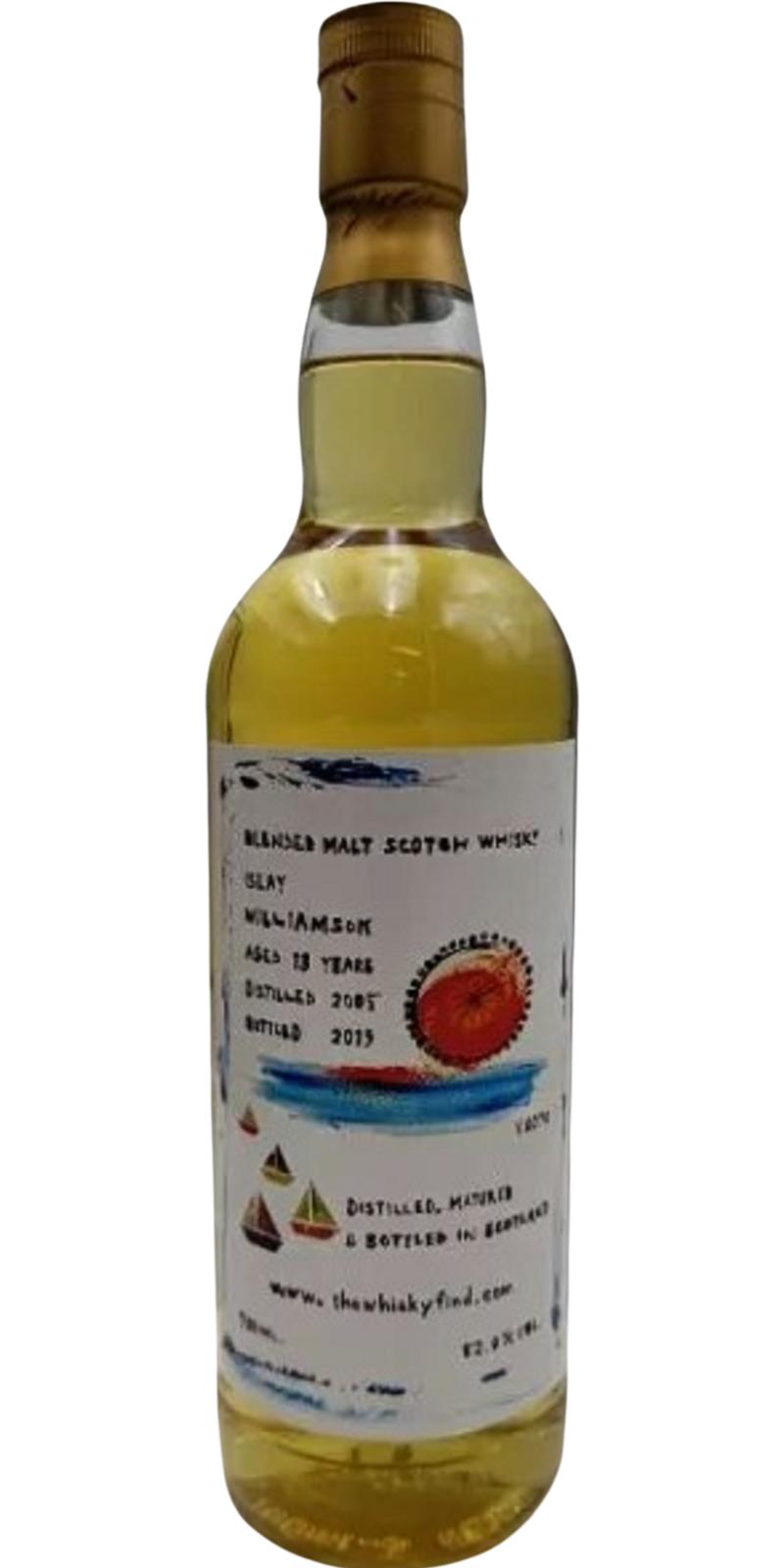 Williamson 2005 (The Whiskyfind) 13 Year Old 2019 Release Blended Malt Scotch Whisky | 700ML at CaskCartel.com