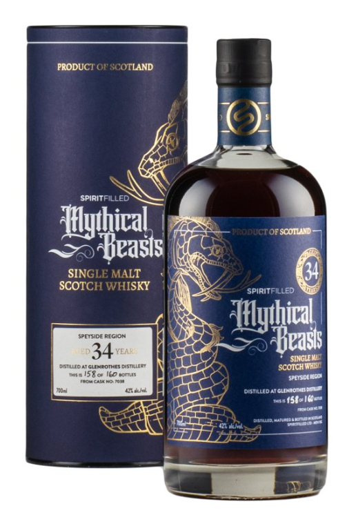 Glenrothes 34 Year Old Mythical Beasts Single Malt Scotch Whisky | 700ML at CaskCartel.com
