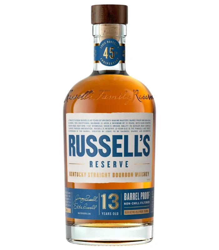 Russell's Reserve 13 Year Old Eddie’s 45th Anniversary Spring 2026 Release Kentucky Straight Bourbon Whiskey at CaskCartel.com