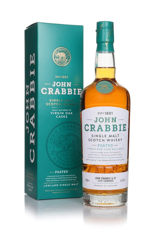 John Crabbie Virgin Oak Peated Single Malt Scotch Whisky | 700ML at CaskCartel.com