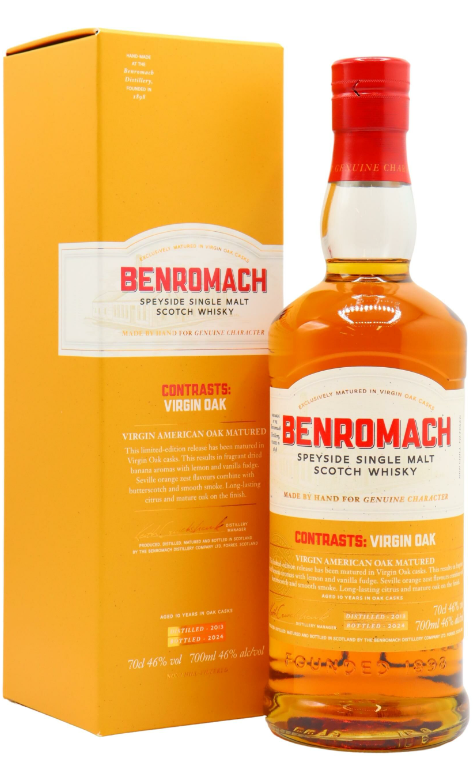 Benromach Contrasts Virgin Oak Cask Matured 2013 10 Year Old Single Malt Scotch Whisky | 700ML at CaskCartel.com