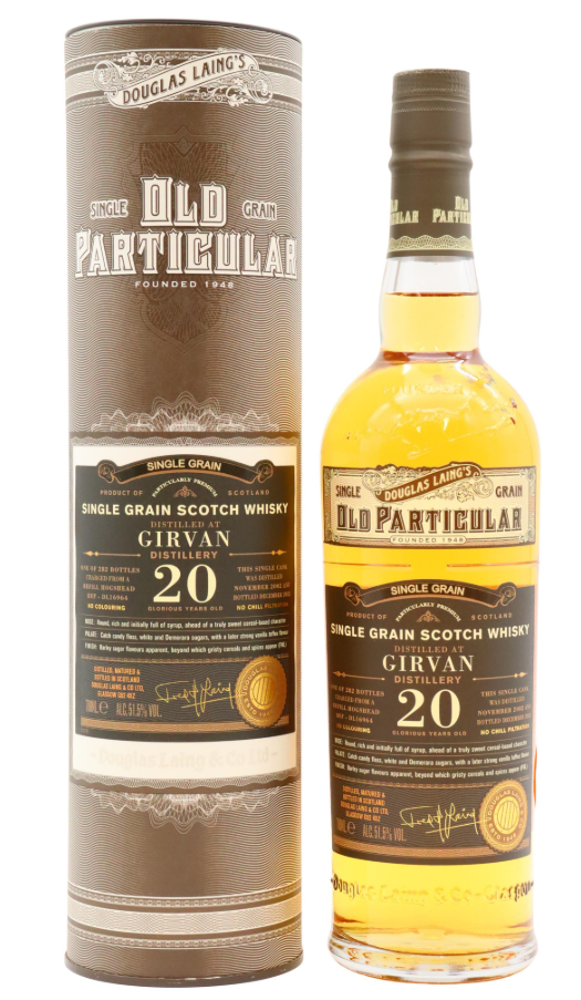 Girvan Old Particular Single Cask #16964 20 Year Old · 2002 Vintage Single Grain Scotch Whisky | 700ML at CaskCartel.com