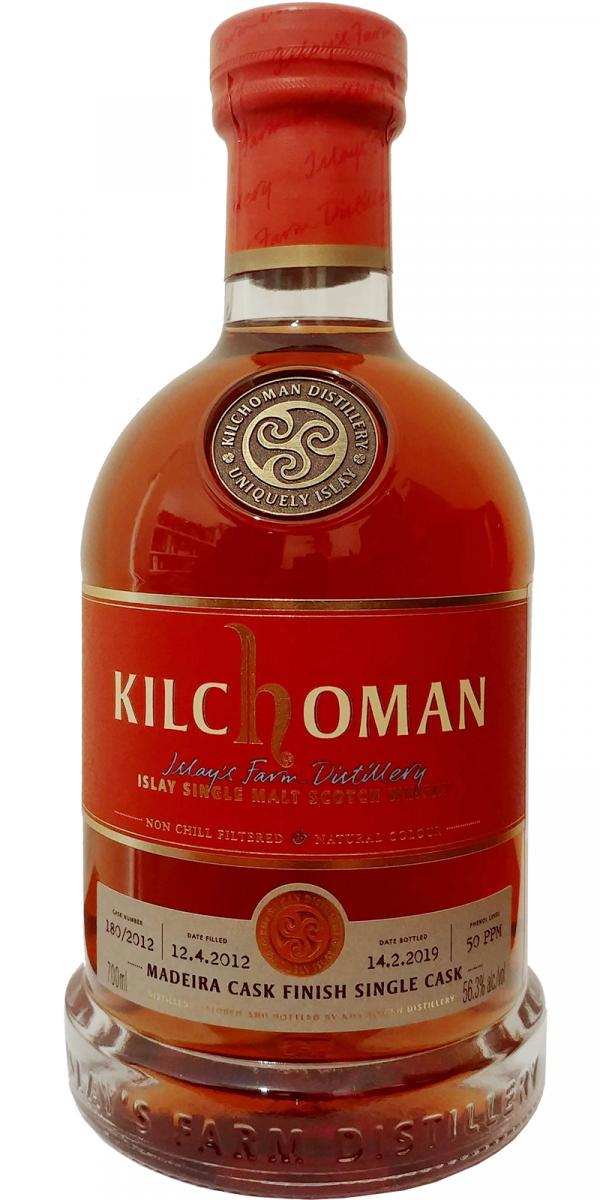 Kilchoman 2012 Madeira Cask Finish Single Cask 6 Year Old 2019 Release (Cask #180/2012) Single Malt Scotch Whisky | 700ML at CaskCartel.com