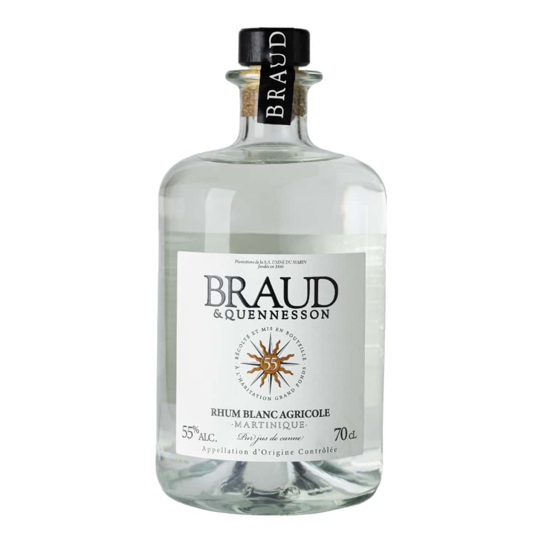 Braud & Quennesson Rhum Blanc Agricole 55 | 700ML at CaskCartel.com