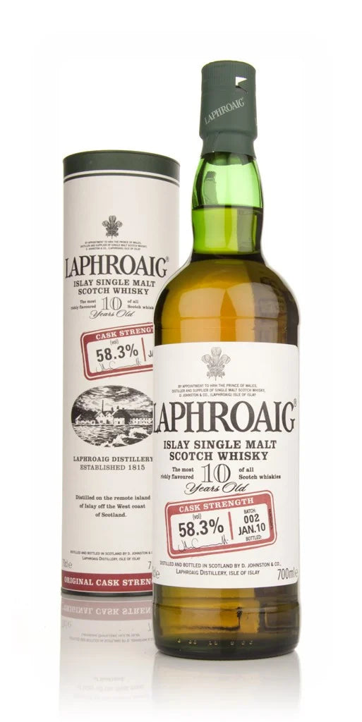 Laphroaig 10 Year Old Cask Strength - Batch #002 Single Malt Scotch Whisky | 700ML at CaskCartel.com