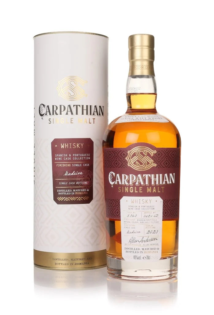 Carpathian Single Malt Madeira Cask Finish Spanish & Portuguese Wine Cask Collection Whisky | 700ML at CaskCartel.com