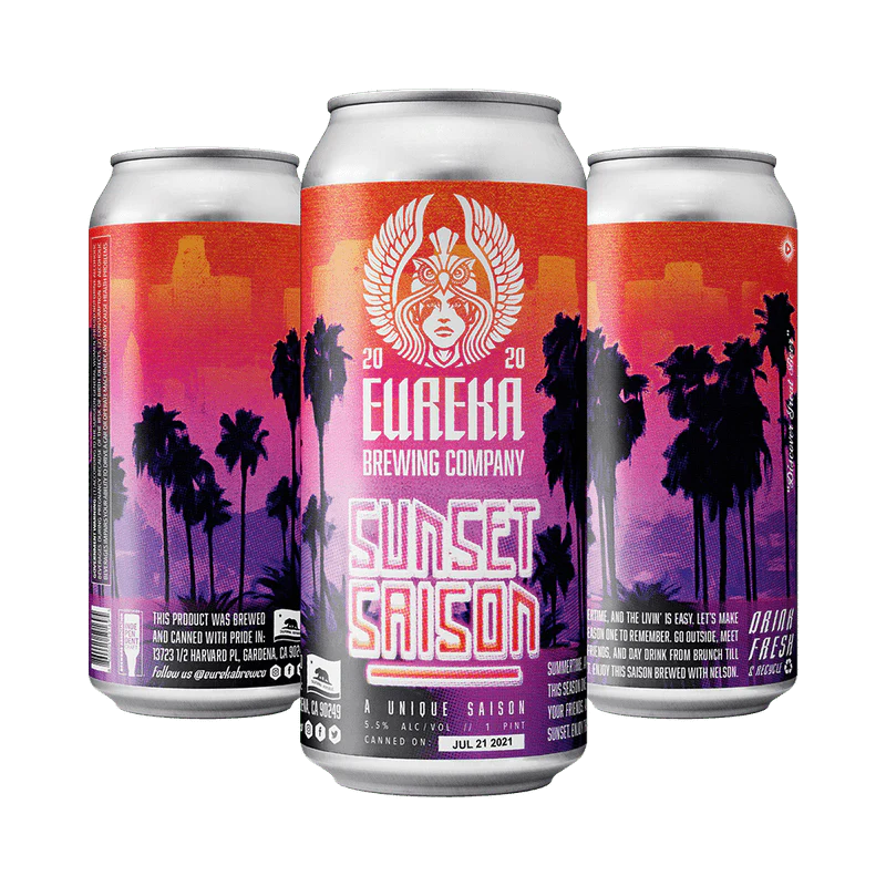 Eureka Brewing Co. Sunset Saison Beer | (4)*473ML at CaskCartel.com