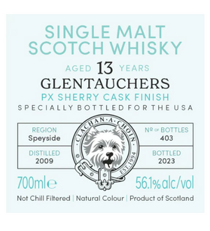 Murray McDavid Glentauchers 13 Year Old PX Sherry Cask Finish Single Malt Scotch Whisky | 700ML at CaskCartel.com
