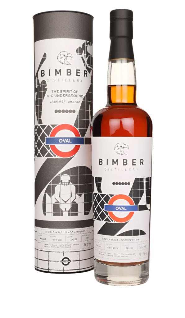 Bimber Spirit of the Underground (Cask #282/22) - Oval Single Malt London Whisky | 700ML at CaskCartel.com