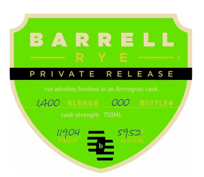 Barrell Rye Private Release Finished in an Armagnac Cask at CaskCartel.com