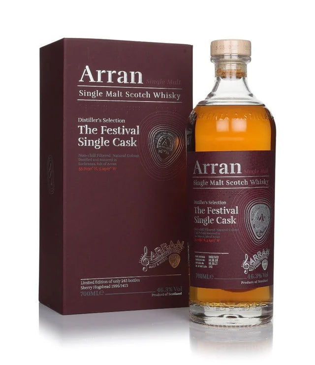 Arran Malt & Music Festival 2021 - 24 Year Old 1996 Cask #1413 Single Malt Scotch Whisky | 700ML at CaskCartel.com