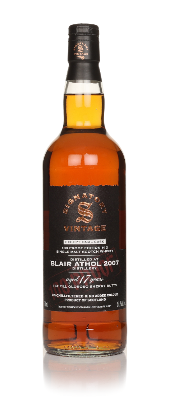 Blair Athol 17 Year Old Exceptional Cask - 100 Proof Edition #12 (Signatory) Single Malt Scotch Whisky | 700ML at CaskCartel.com