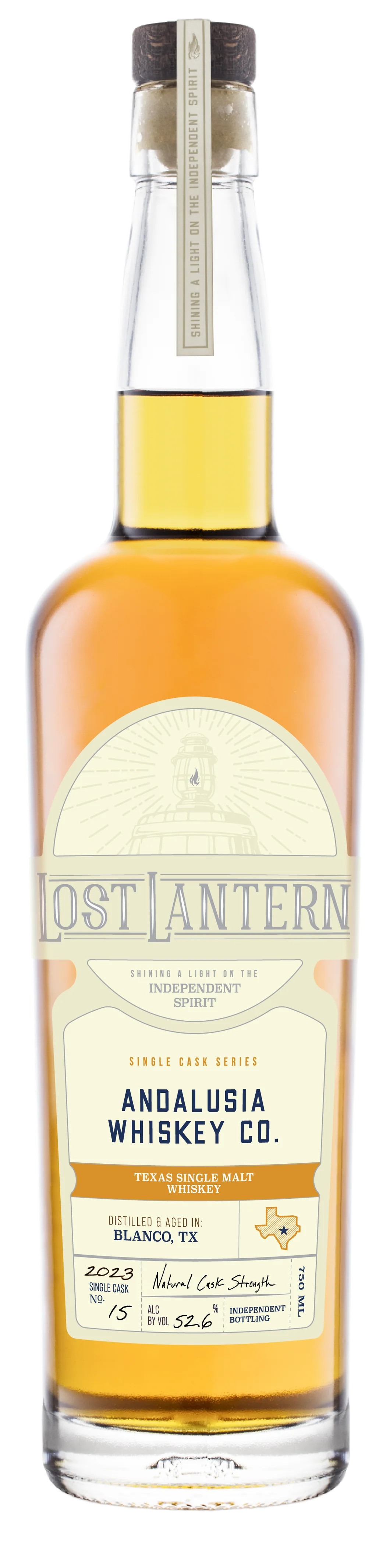 Lost Lantern Andalusia Whiskey Co. Triple Distilled Texas Single Malt at CaskCartel.com