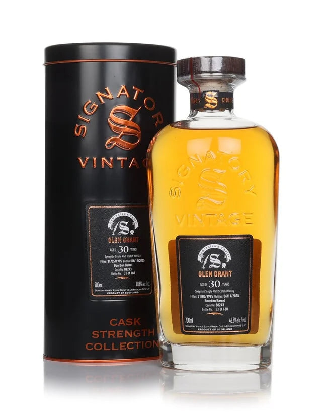 Glen Grant 30 Year Old 1995 Cask #88243 - Cask Strength Collection (Signatory) Single Malt Scotch Whisky | 700ML at CaskCartel.com