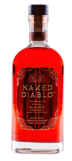 Naked Diablo Blanco Extra Strength With Carmine Color Tequila at CaskCartel.com