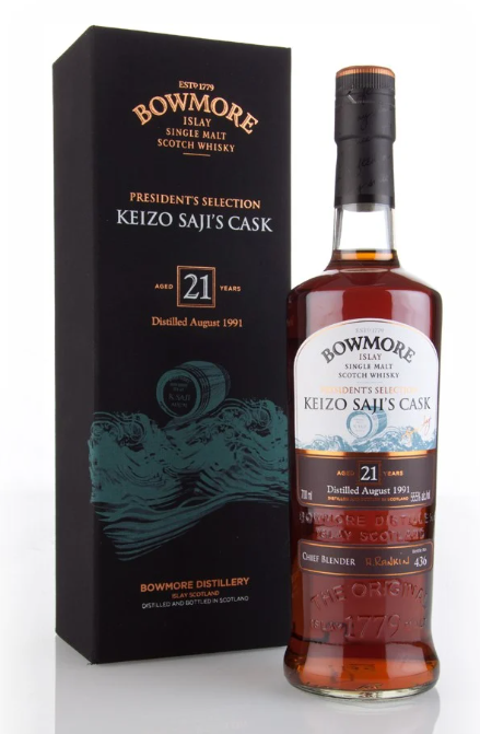 Bowmore 21 Year Old 1991 President's Selection Keizo Saji's Cask Single Malt Scotch Whisky | 700ML at CaskCartel.com