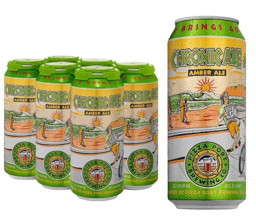 Pizza Port Brewing Co. Chronic Ale - Amber Ale Beer | (6)*473ML at CaskCartel.com