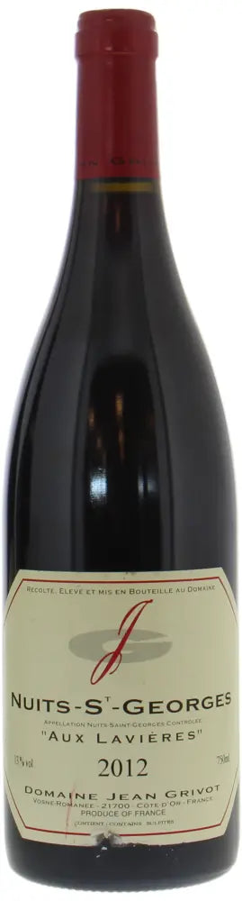 2012 | Domaine Jean Grivot | Nuits-Saint-Georges Aux Lavieres at CaskCartel.com