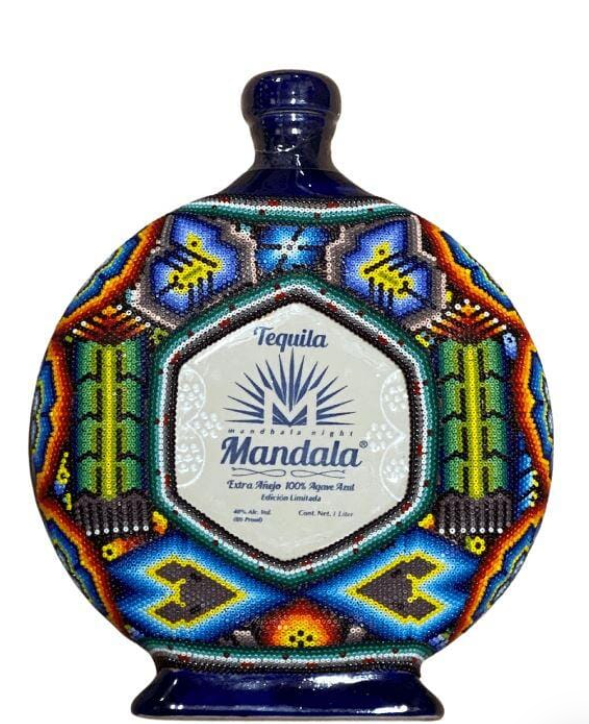 Mandala Extra Anejo Arte Huichol Tequila | 1L at CaskCartel.com