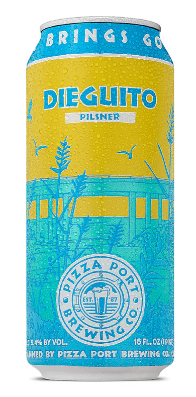 Pizza Port Brewing Co. Dieguito Pilsner Beer | (6)*473ML at CaskCartel.com
