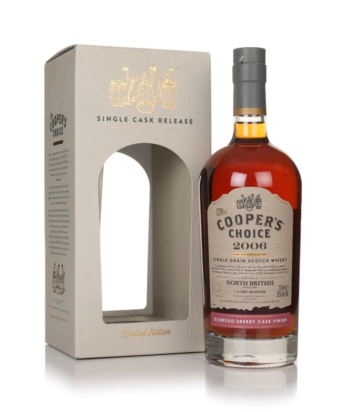 North British 17 Year Old 2006 Cask #4358 The Cooper's Choice Single Grain Scotch Whisky | 700ML at CaskCartel.com