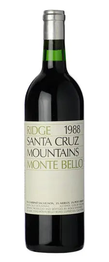 1988 | Ridge Vineyards | Monte Bello at CaskCartel.com
