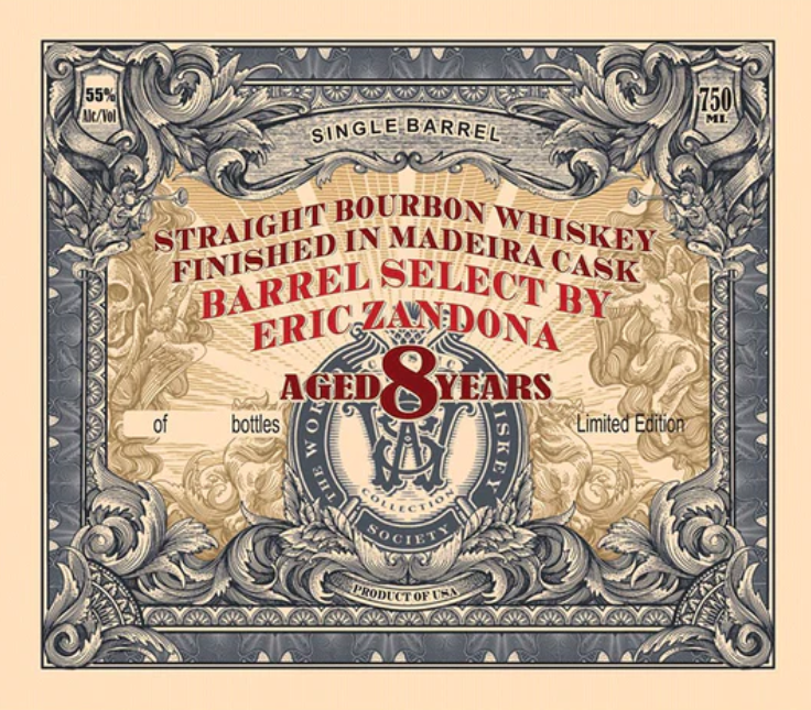 World Whiskey Society Classic Collection 8 Year Old Finished in Madeira Casks Straight Bourbon Whiskey at CaskCartel.com
