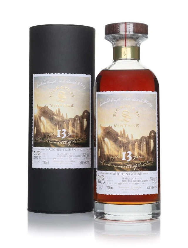 Auchentoshan 13 Year Old 2013 - The Monuments of Scotland (Signatory) Single Malt Scotch Whisky | 700ML at CaskCartel.com