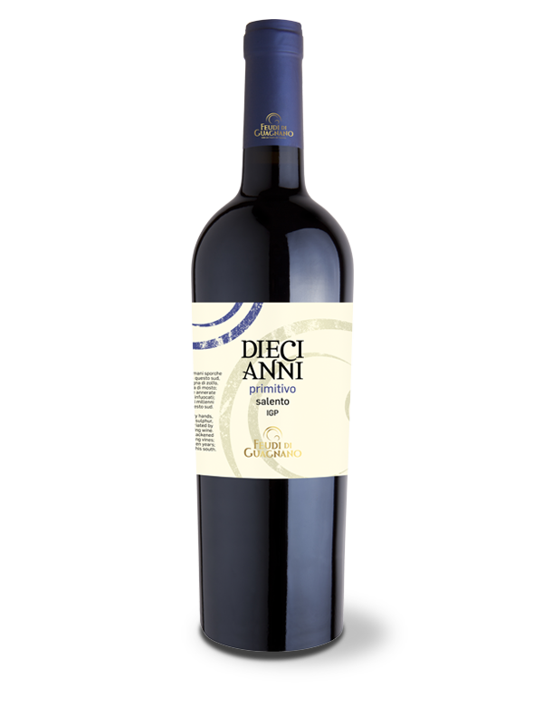 2018 | Feudi di Guagnano | Diecianni Primitivo Salento at CaskCartel.com