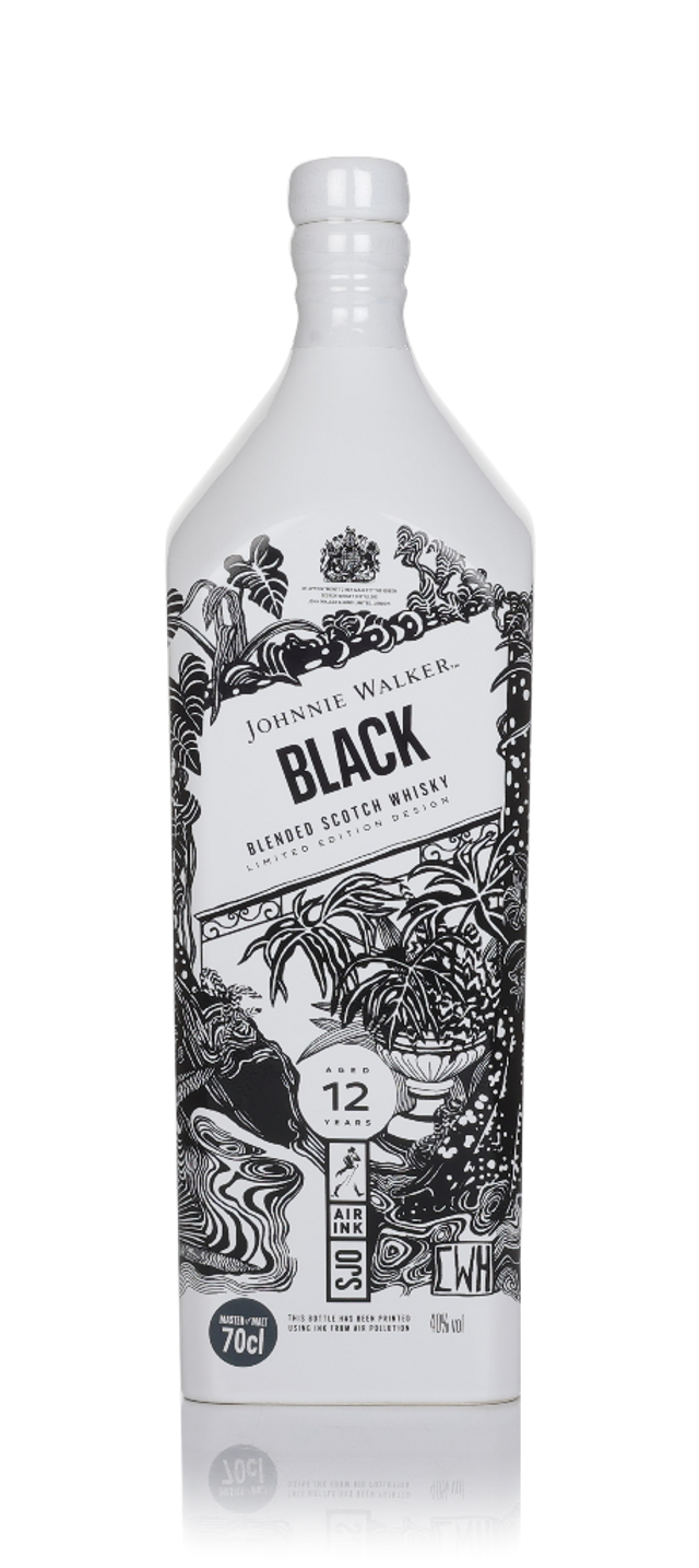 Johnnie Walker Black Label 12 Year Old - Air Ink San José Edition Blended Scotch Whisky | 700ML at CaskCartel.com