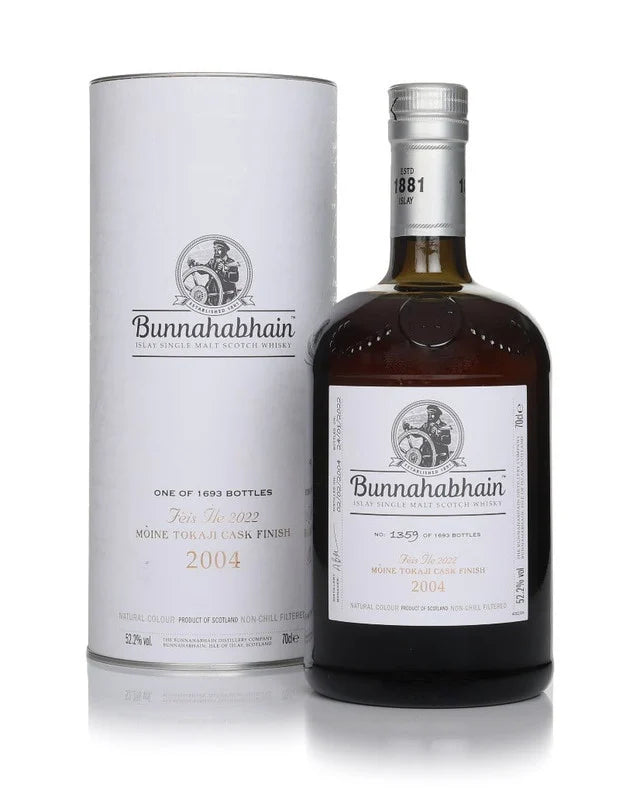 Bunnahabhain 17 Year Old 2004 Mòine Tokaji Cask Finish - Feis Ile 2022 Single Malt Scotch Whisky | 700ML at CaskCartel.com